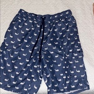 Whale swimming trunks